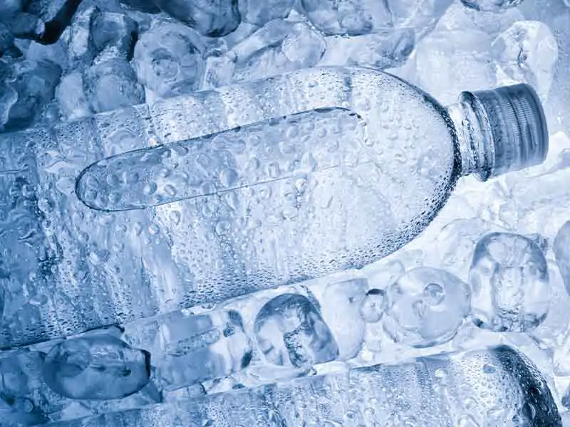Is it safe to freeze plastic water bottles