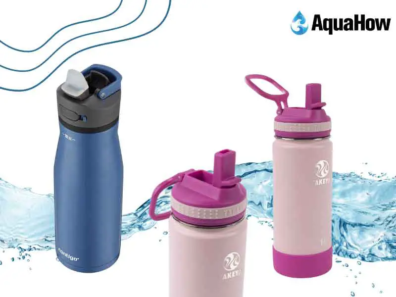 Stainless Steel Water Bottle With Straw