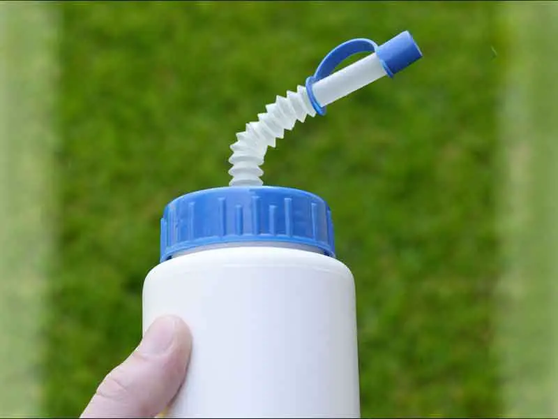Water Bottle With Straw